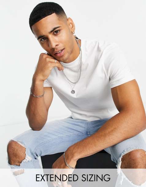 ASOS DESIGN essential crew neck t-shirt in white - view 1