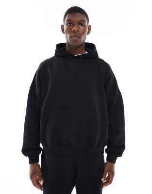 ASOS DESIGN essential extreme oversized hoodie in black