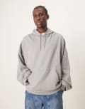 [ASOS DESIGN] ASOS DESIGN essential extreme oversized hoodie in grey marl S Grey marle