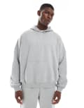 [ASOS DESIGN] ASOS DESIGN essential extreme oversized hoodie in grey marl XL Grey marle