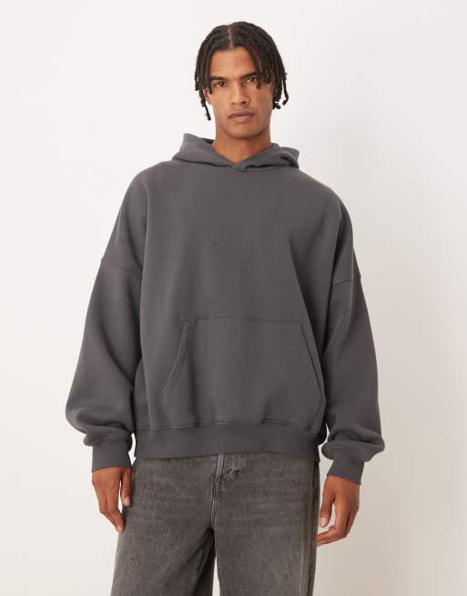 ASOS DESIGN essential extreme oversized hoodie in grey