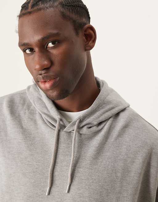 ASOS DESIGN essential extreme oversized hoodie in heather ASOS DESIGN essential extreme oversized hoodie in heather