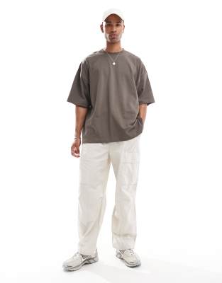 Asos Design Essential Extreme Oversized T-shirt In Green