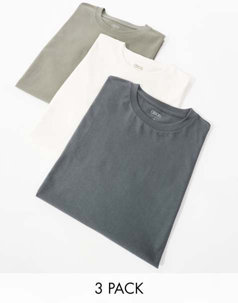 ASOS DESIGN – Essential – Flerfärgade T-shirt i oversize, 3-pack - view 1