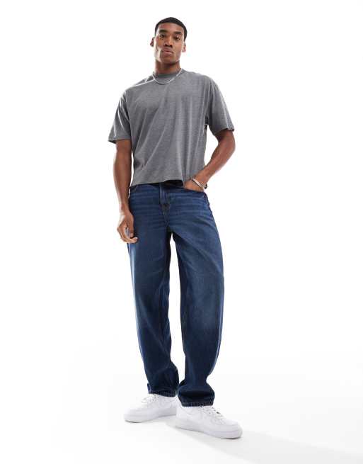 ASOS DESIGN – Essential – Gråmelerad, avslappnad t-shirt med boxig passform, 4 av 4