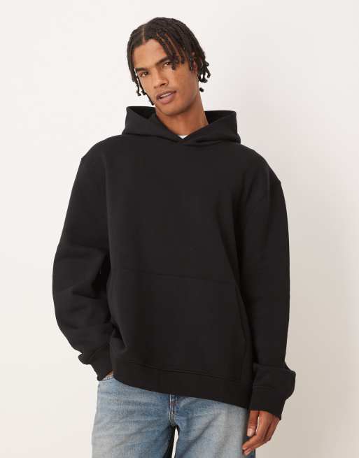 ASOS DESIGN essential hoodie in black - BLACK