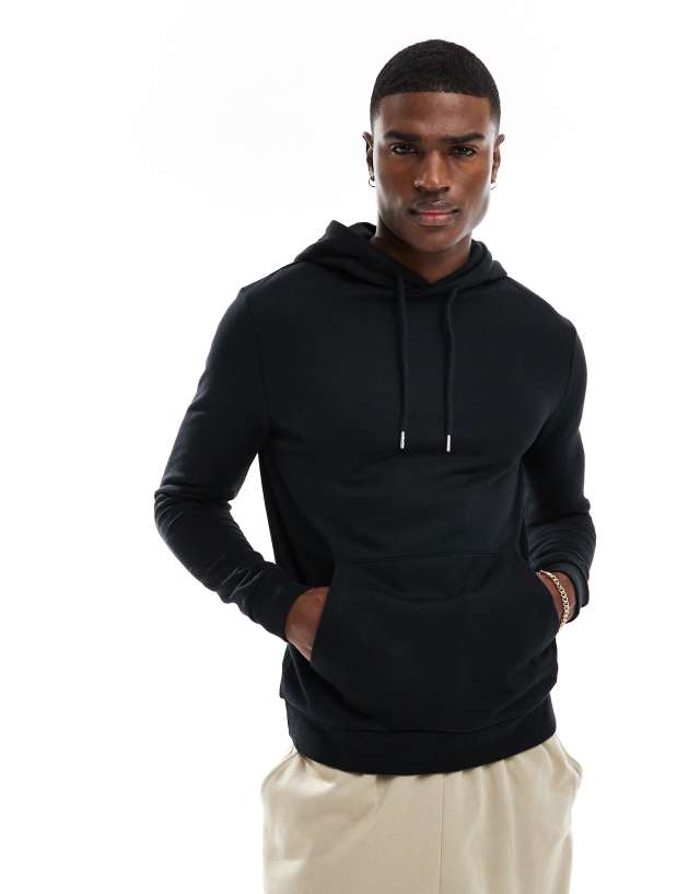 ASOS DESIGN - essential hoodie in black