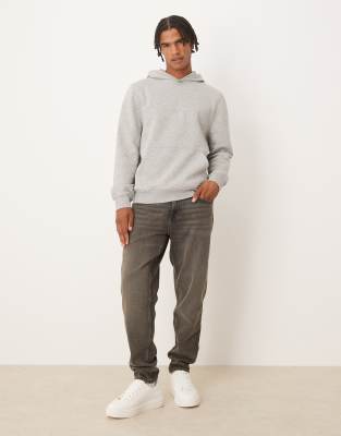 Asos Design Essential Hoodie In Gray