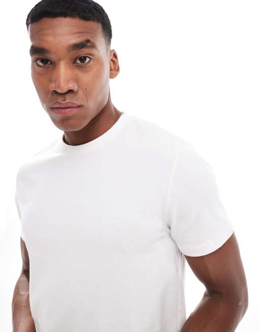 ASOS DESIGN - Essential - Hvid T-shirt med rund hals , 3 af 4