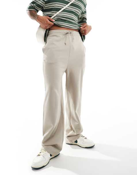 ASOS DESIGN - Essential - Joggers a fondo ampio beige - view 1