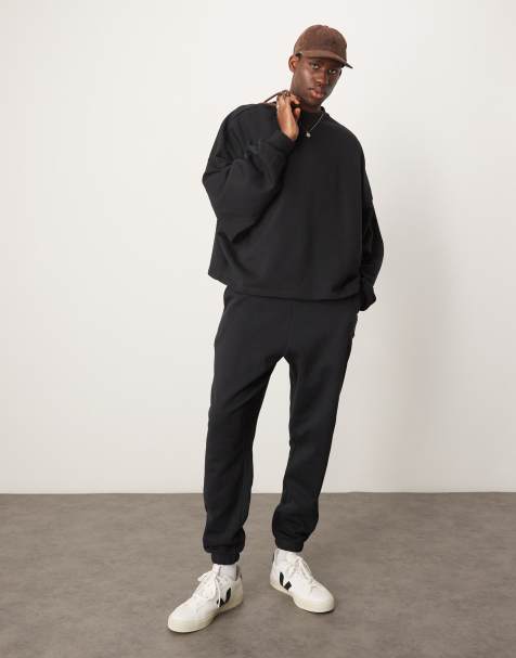 ASOS DESIGN - Essential - Joggers oversize neri - view 1