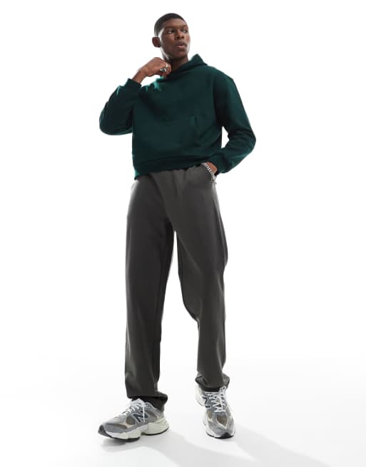 ASOS DESIGN - Essential - Joggingbroek met rechte pijpen in kaki