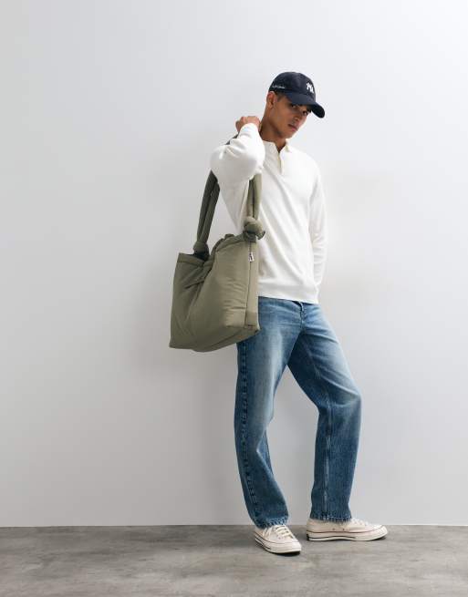 ASOS DESIGN Essential leichter Strick-Polo in Ecru, 2 von 5