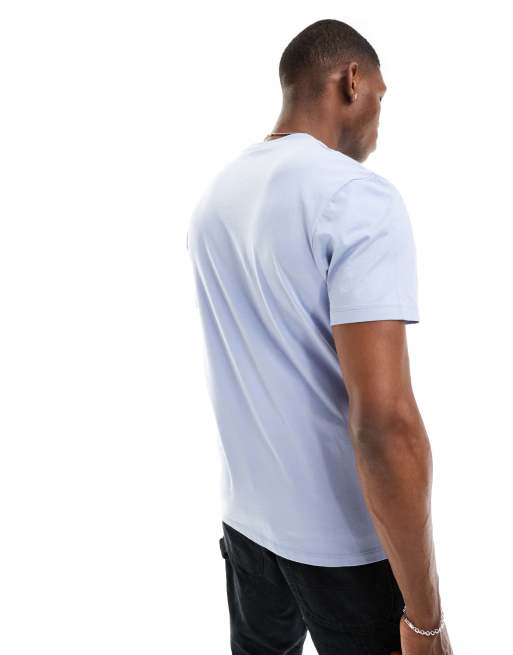 ASOS DESIGN – Essential – Ljusblå t-shirt med rund halsringning , 4 av 4