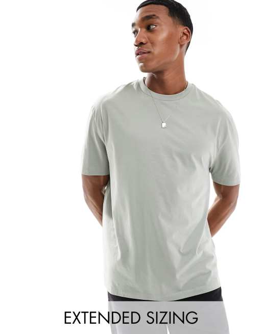 ASOS DESIGN – Essential – Ljusgrön, avslappnad t-shirt