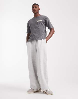 Asos Design Essential Loose Sweatpants In Gray