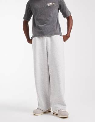 Asos Design Essential Loose Sweatpants In Gray