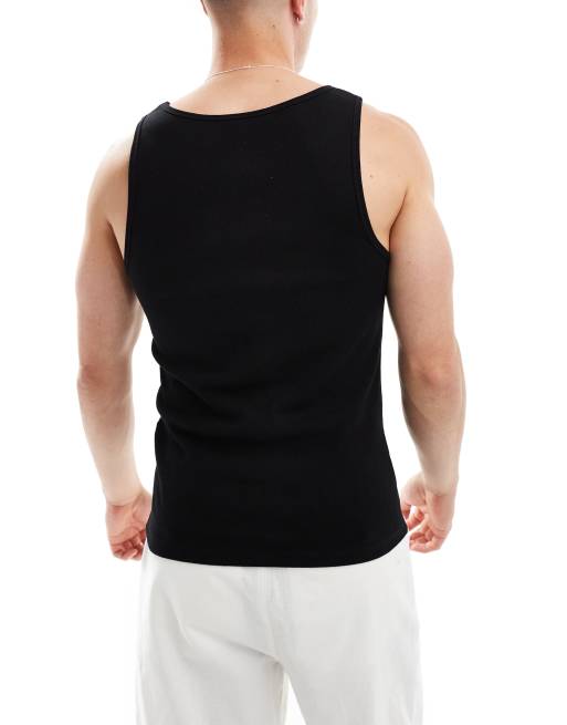 ASOS DESIGN - Essential - Lot de 5 débardeurs moulants côtelés - Multicolore   , 4 de 4