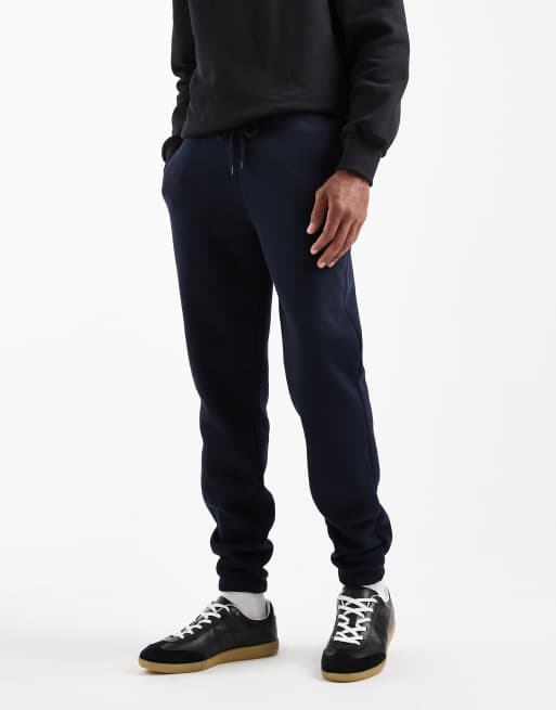 ASOS DESIGN - Essential - Marineblå slim joggingbukser