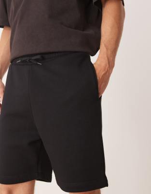 Asos Design Essential Mid Length Slim Shorts Multipack In Brown