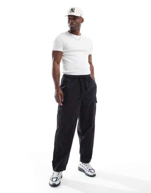 ASOS DESIGN essential muscle fit rib t-shirt in cream