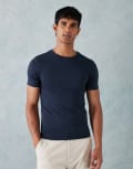 [ASOS DESIGN] ASOS DESIGN essential muscle fit t-shirt in navy S Sky captain