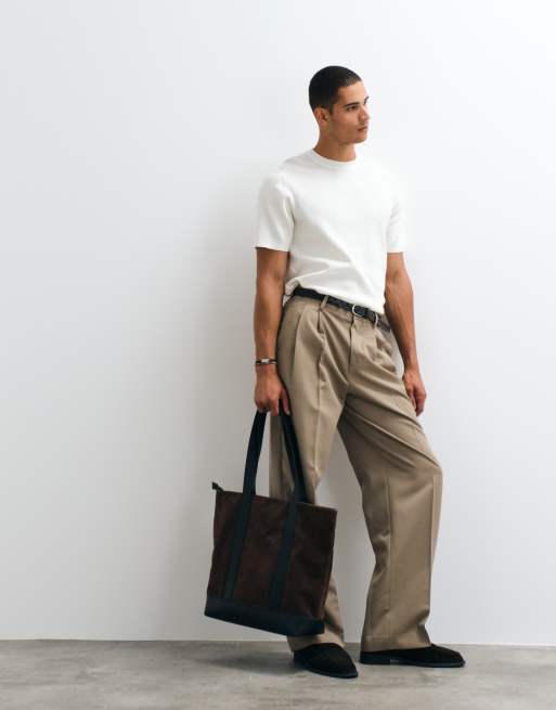 ASOS DESIGN – Essential – Naturvit, tunt ribbstickad topp med rund halsringning, 2 av 5