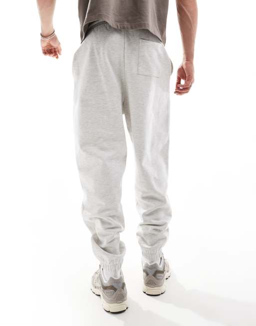 ASOS DESIGN Essential Oversize Jogginghose in Grau meliert