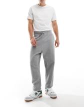 ASOS DESIGN essential oversized trackies in grey marl