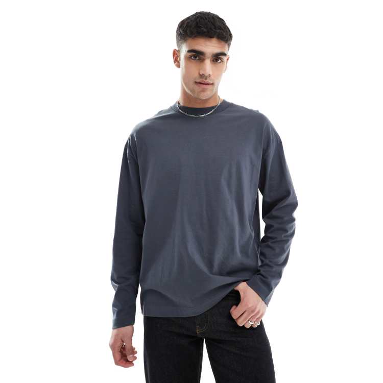 ASOS DESIGN essential oversized long sleeve t-shirt in