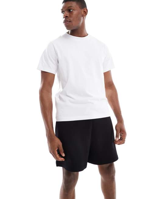 ASOS DESIGN essential oversized shorts in black 