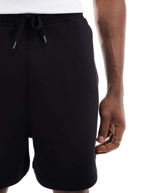 ASOS DESIGN essential oversized shorts in black 