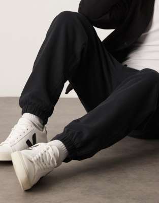 Asos Design Essential Oversized Sweatpants In Black