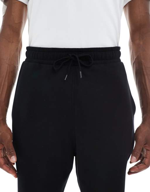 ASOS DESIGN essential oversized sweatpants in black