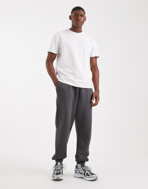 ASOS DESIGN essential oversized sweatpants in gray