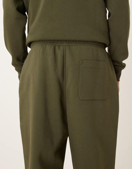 ASOS DESIGN essential oversized sweatpants in khaki , 5 of 5