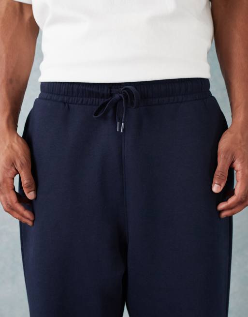 ASOS DESIGN essential oversized sweatpants in navy