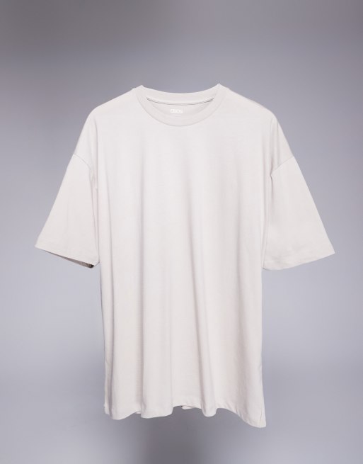 ASOS DESIGN - Essential - Oversized t-shirt i beige, 2 af 5