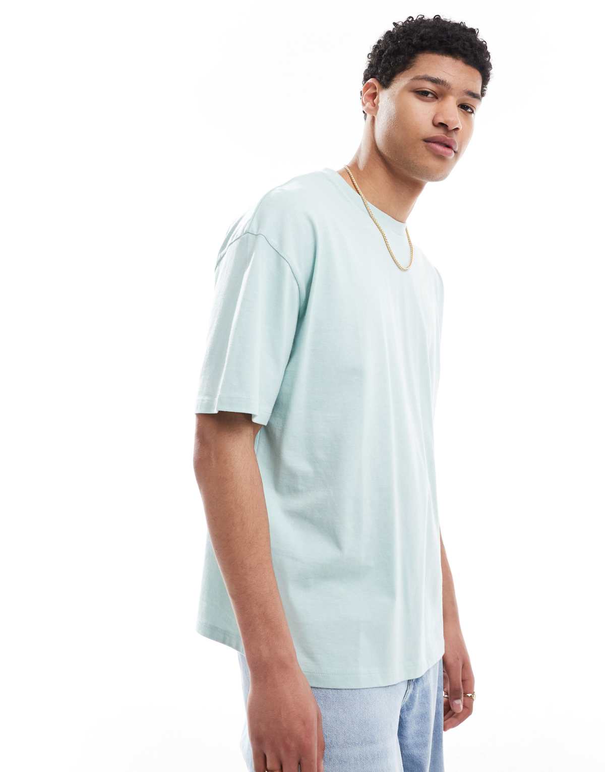 ASOS DESIGN essential oversized t-shirt in blue