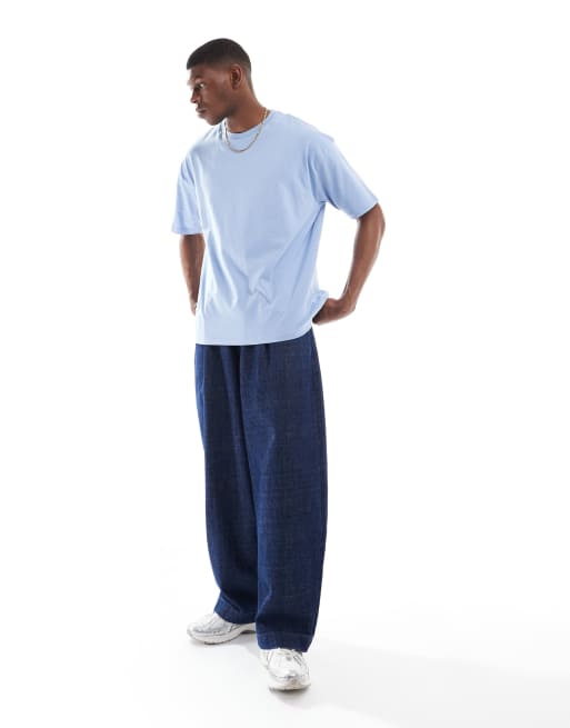 ASOS DESIGN essential oversized t-shirt in blue