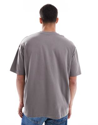 Asos Design Essential Oversized T-shirt In Gray