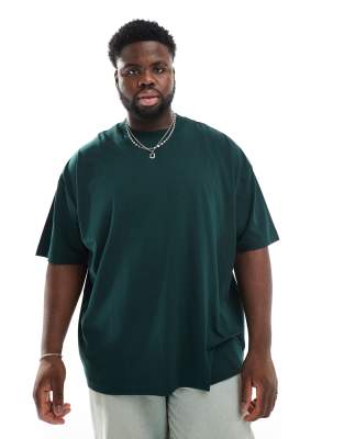 Asos Design Essential Oversized T-shirt In Green