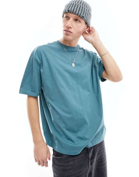 ASOS DESIGN essential oversized t-shirt in green - view 1