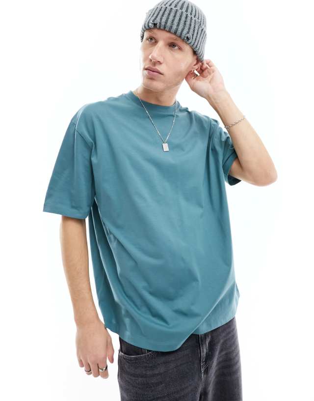 ASOS DESIGN - essential oversized t-shirt in green