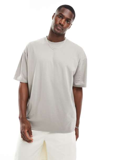 ASOS DESIGN essential oversized t-shirt in khaki - view 1