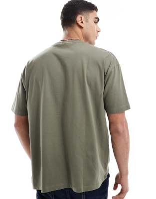 Asos Design Essential Oversized T-shirt In Green
