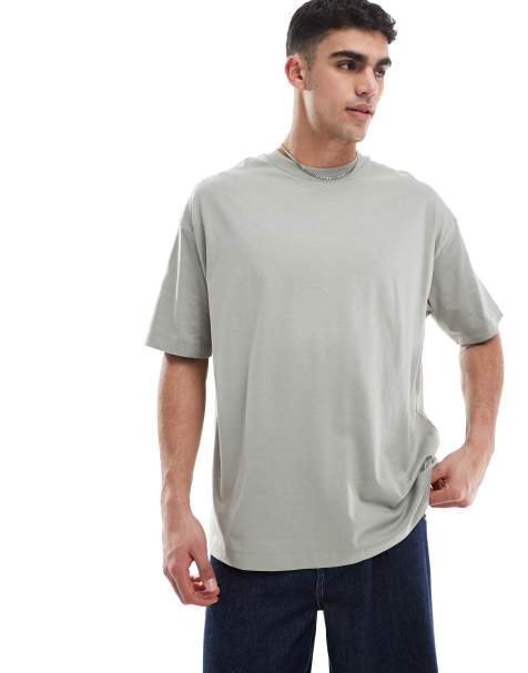 ASOS DESIGN essential oversized t-shirt in khaki - view 1