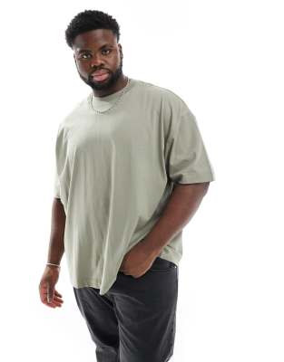 Asos Design Essential Oversized T-shirt In Green