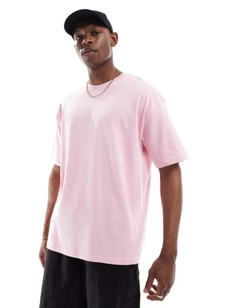 ASOS DESIGN essential oversized t-shirt in pink - view 1