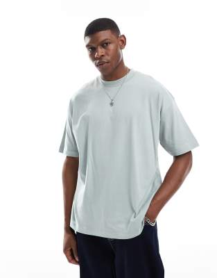 essential oversized T-shirt in sage-Green